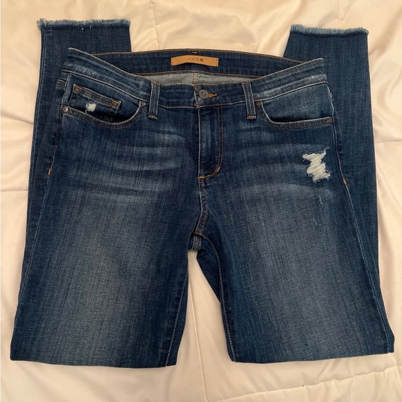 Joe's Jeans Fray Ankle Skinny Jeans - Picture 1 of 5